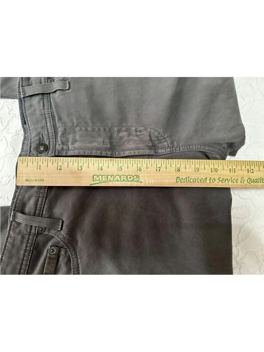 Adriano Goldschmied Men’s 36x34 (Inseam Is 30) Gray Graduate Tailored Leg Pants